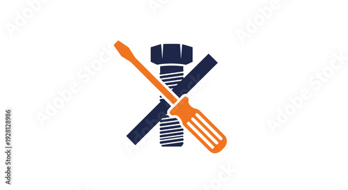 Bristle brush and rolling pin crossed.