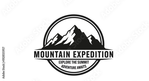 Mountain Expedition Logo Design for Outdoor Adventure.
