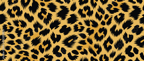 Wild animal skin pattern fur camouflage design featuring leopard texture for fashion or wallpaper seamless illustration