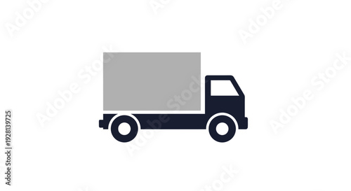 Delivery Truck Vehicle Transportation Logistics Service.