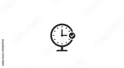 Desk clock with alarm setting.