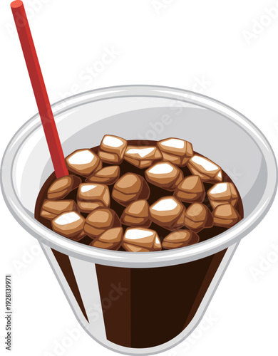 氷の入ったテイクアウトのアイスコーヒー