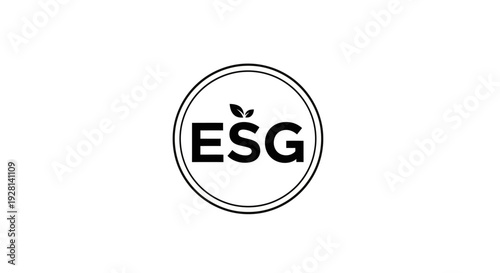 ESG Environmental Social Governance Logo.