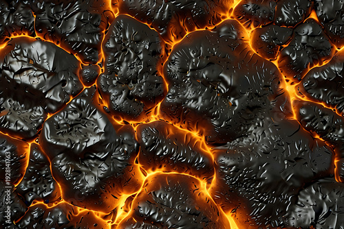 Molten metal texture