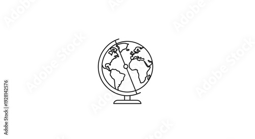 Globe Earth Map World Geography.