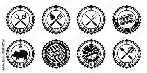 Assorted vintage badges and pins showcasing various symbols and designs Vector