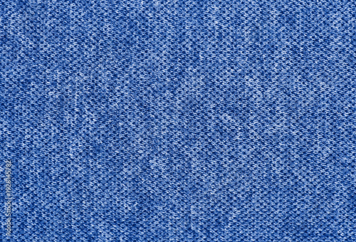 Blue wool fabric background