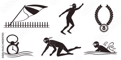 Ancient olympic games and their historical significance in greek culture Vector