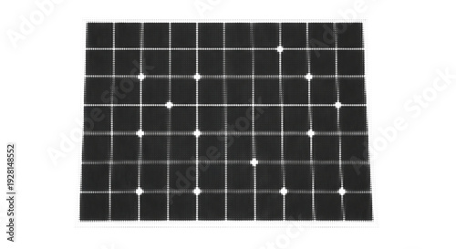 Solar Panel with Halftone Texture Effect