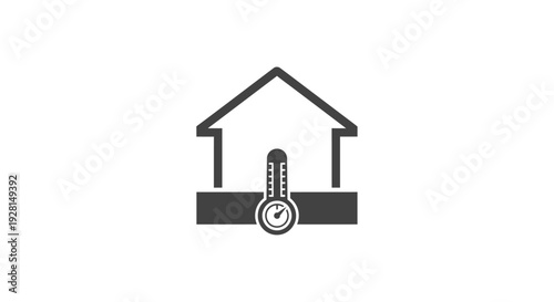 House Icon with Screw and Washer.