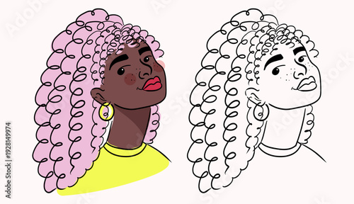 BLACK GIRL ILLUSTRATION 1