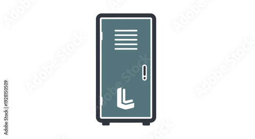 Ladies restroom sign on door.