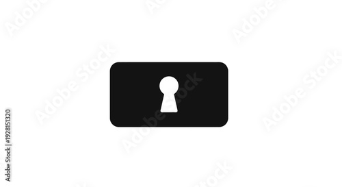 Key icon on black rectangle.