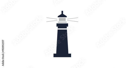 Lighthouse Tower Navigation Aid Structure.