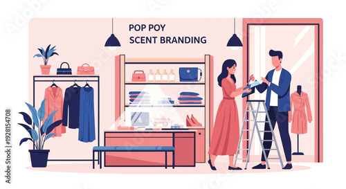 Fashion Designer Working with Female Client.