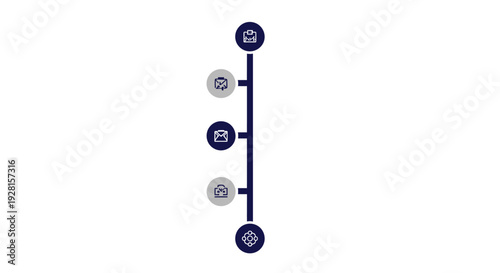 Modern Minimalist Metal Toggle Switch.
