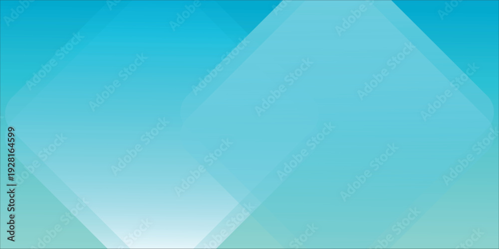 Obraz premium urquoise Geometric Abstract Background With Soft Gradient Shapes For Modern Clean Presentation Design eps10