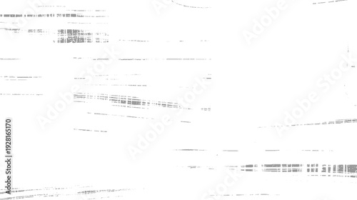 Abstract pattern of grey horizontal and vertical lines and dots on white background