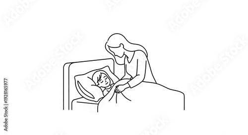 Mother gently holding her baby in a tender moment.