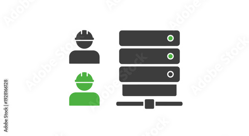 Server with user icons online.