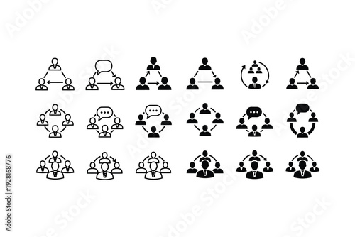 Diverse group of stylized icons depicting various historical and fantasy figures in armor