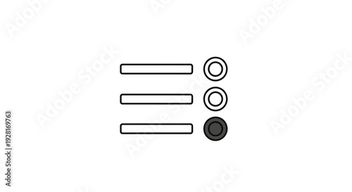 Simple Black and White Graphic Elements.