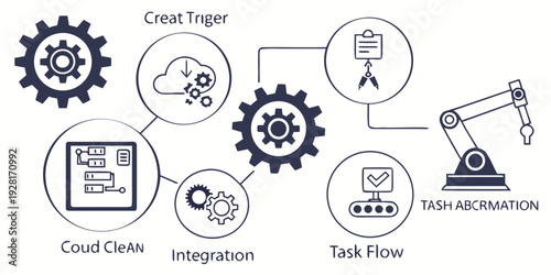 Diagram illustrating the process of converting a business idea into a successful product Vector