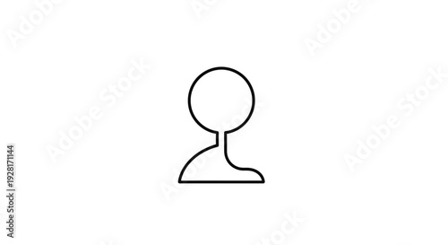 Simple line drawing of a person.