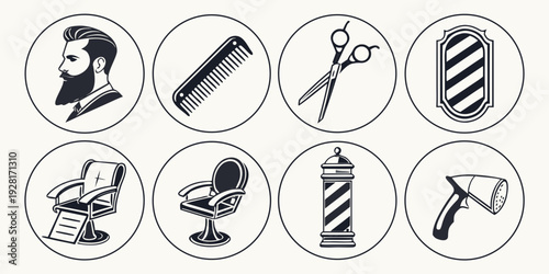 Assorted icons representing various activities and objects Vector