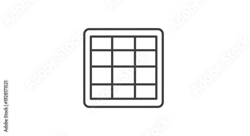 Simple grid pattern design element.