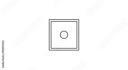 Simple Square Shape Design Element.