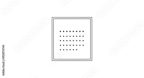 Square Pattern of Small Dots Design.