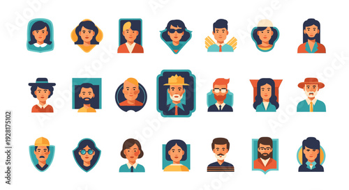 A minimalist illustration of a construction worker and a manager. Ideal for representing teamwork, safety, and professional roles in related industrie