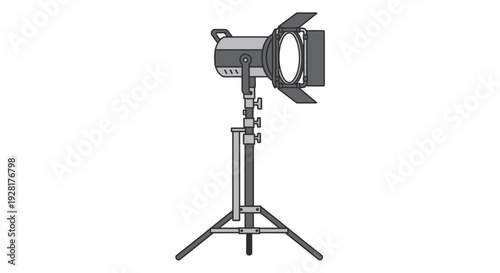 Studio Light on Stand Equipment.