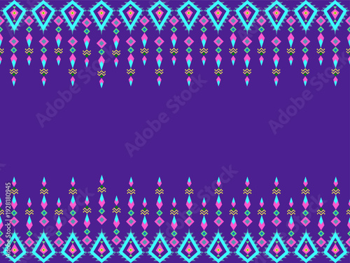 Geometric Ethnic pattern,
Native American tribal fabric, tile, carpet, vector,
illustration design, on background, Pattern fabric pixel, design for background, clothing, decorative, drapery, cloth