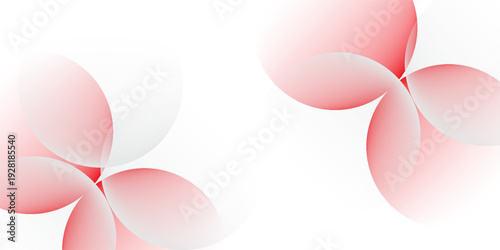 line wave background. Red minimal round lines abstract background. Thin line wavy abstract vector background.