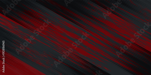 Background, contrast red and black color abstract template for business design. Technology style. You can use it for advertising, sports posters, templates, business presentations. Vector illustration