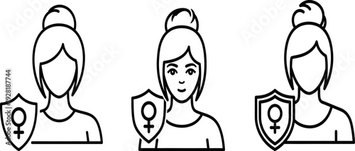 Empowering women on international women's day equality and female symbol