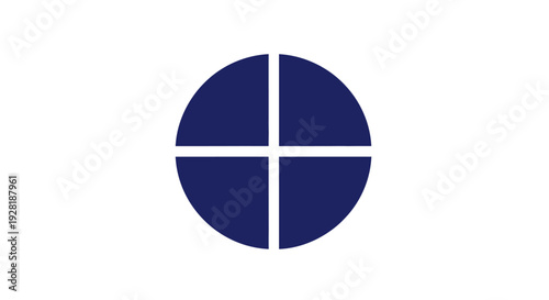 Free Download Dark blue circle with cross. - GFXLoad