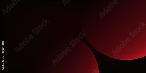 Abstract Neon technology background with Red circle lines glowing light for Landing Page Web design