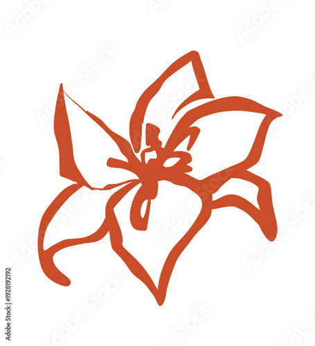 vector illustration of flower