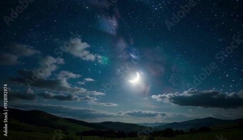 starry night sky