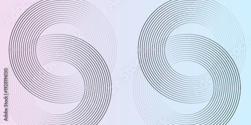 Bright dynamic abstract vector background with diagonal lines. 3d cover of business presentation banner for sale event night party. Fast moving soft circle wave line stripe decoration VECTOR MODERN