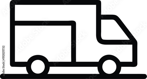 Box Truck Vehicle for Commercial Deliveries and Moving Household or Business Goods