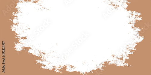 Abstract grunge background featuring a heap of natural brown coffee grounds and dry makeup powder texture with space for your text