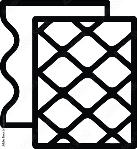 Cleaning Sponges with Wavy and Grid Textures for Household Tasks