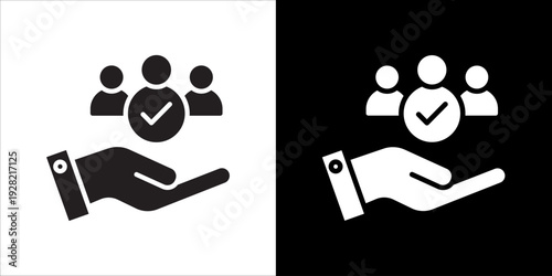 Responsibility Icon Sheet Black And White