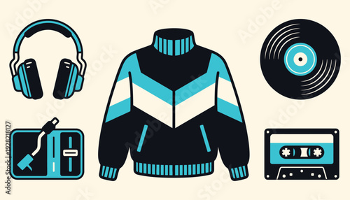 Retro Music Gear Style
