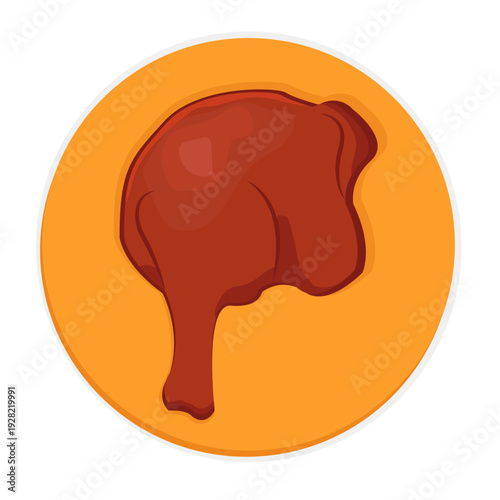 Roasted duck leg, crispy duck leg.