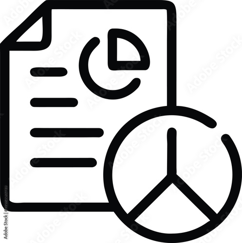 Document presenting financial data analysis with proportional breakdowns and statistical insights